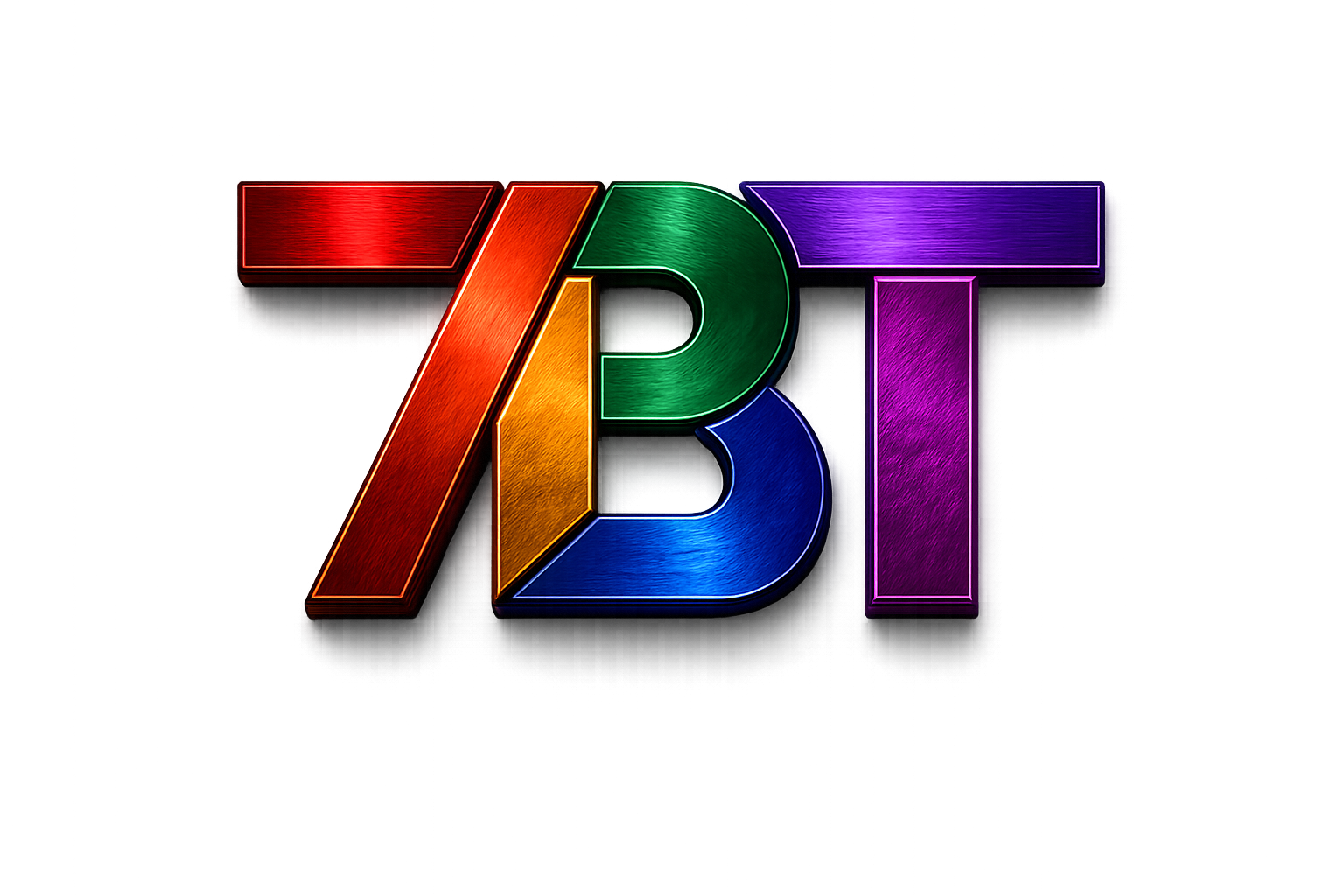 7BT metallic logo
